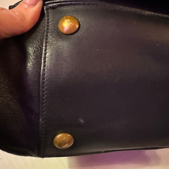 New York Designer Rag & Bone Pilot Black Leather Bag - Picture 9 of 16